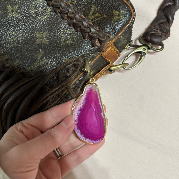 Vintage Boho Authentic Louis Vuitton Fringe Crossbody - Picture 9 of 9